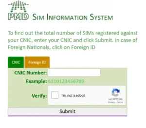 How to Check How Many Sims on CNIC