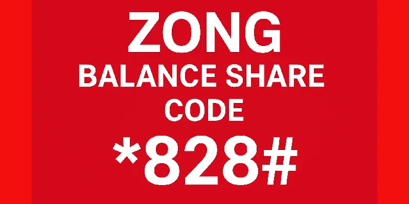 Zong Balance Share Code