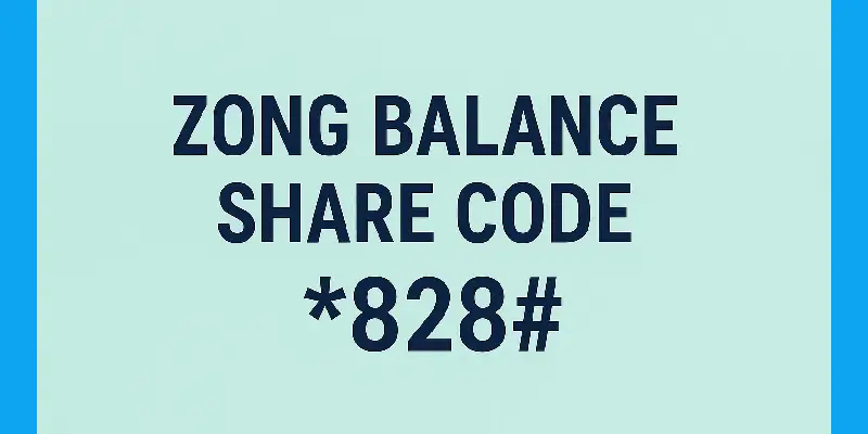 Zong Balance Share Code