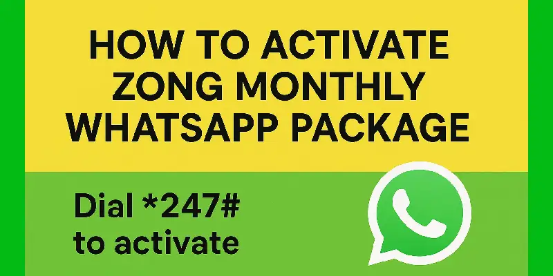 Zong Monthly WhatsApp Package