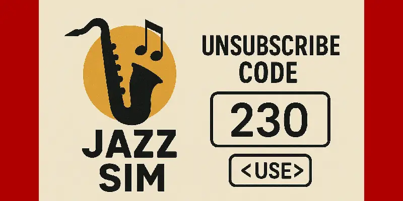 Jazz Tune Unsubscribe Code