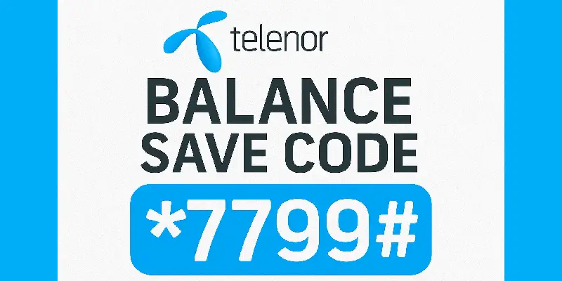 Telenor Balance Save Code