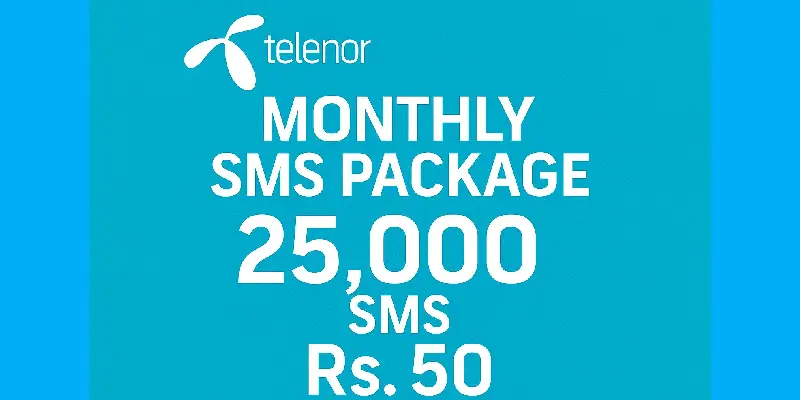 Telenor Monthly SMS Package